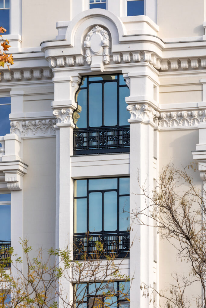Detalle de los miradores. Fotografía de detalle de los miradores.