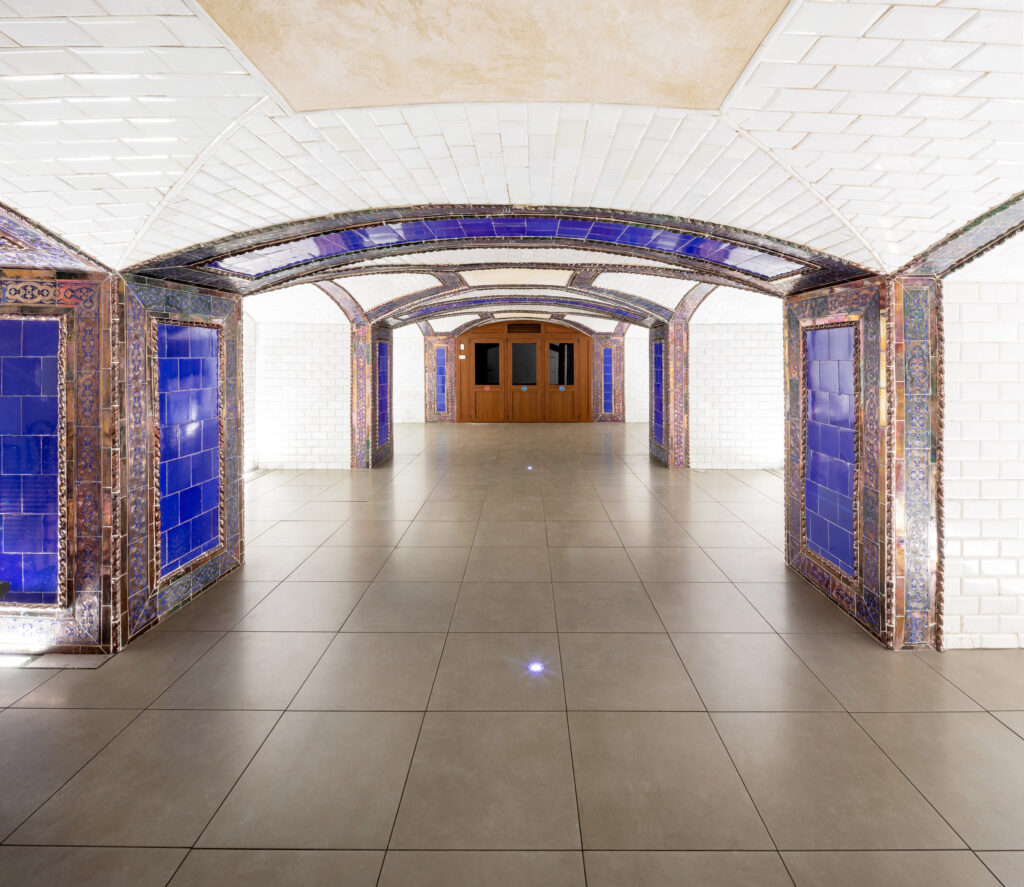 Vestíbulo de la estación de Pacífico. Fotografía del vestíbulo de la estación de Pacífico.